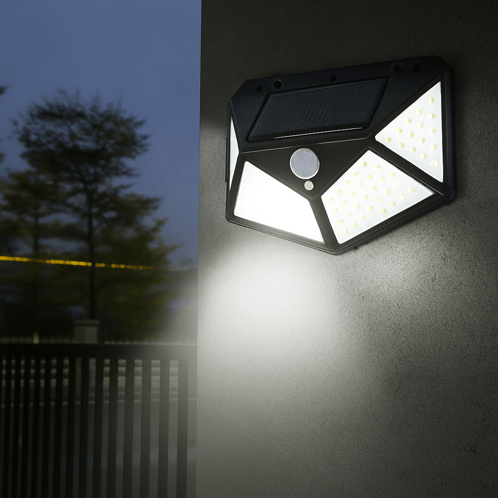 Bravo Light Pro 360 — Foco Solar 100 LED 270°
