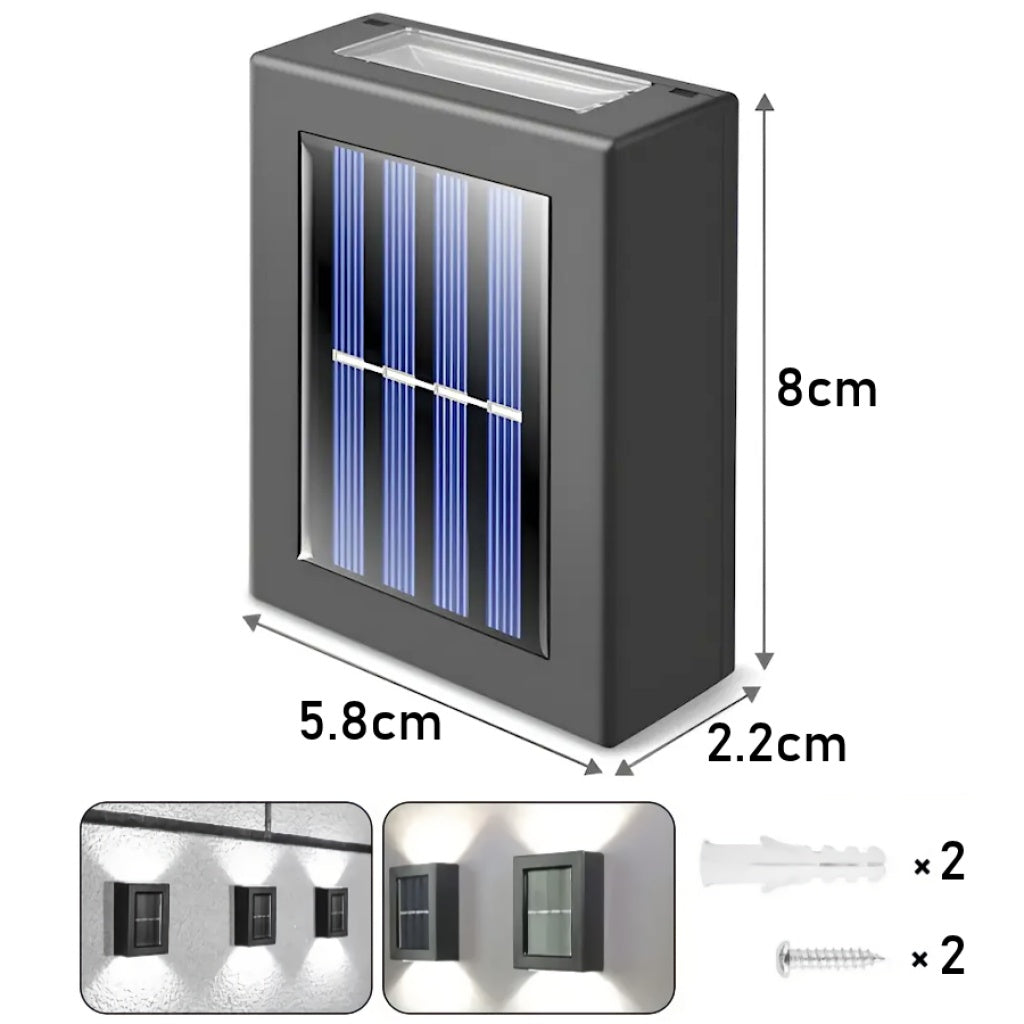 BRAVO WALL PRO™ – Luz Solar Exterior Premium